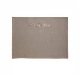 Placemats Aquanova Carpe Diem Warmgrijs (set van 4)