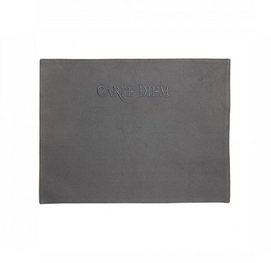Placemats Aquanova Carpe Diem Donker Grijs (set van 4)