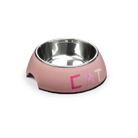 Voerbak Beeztees Tape Cat Melamine Roze