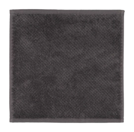 Gesichtshandtuch Cawö Pure Uni Basalt (6er-Set)