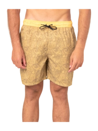 Zwemshort Rip Curl Men Granny Rug Volley Mustard Regular Fit