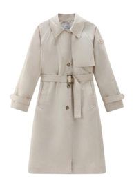 Coat Woolrich Women Summer Trench Light Oak