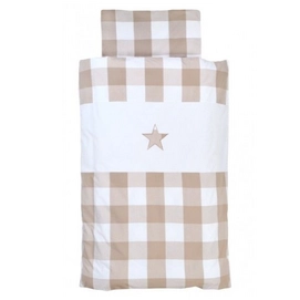 Parure de Lit Jollein Chambray Sable Coton