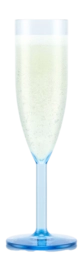 Champagneglas Bodum Oktett Blue Moon 120 ml (Set van 4)