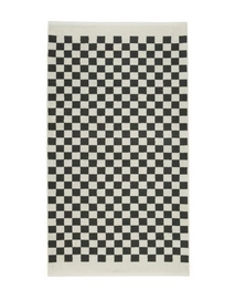 Handdoek Marc O'Polo Checker Anthracite (50 x 100 cm)