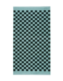 Handdoek Marc O'Polo Checker Aquamarine (50 x 100 cm)