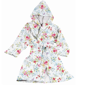 Bademantel Pip Studio Chinese Blossom Weiß Velours
