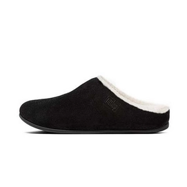 Clogs FitFlop Chrissie Shearling Black-Shoe size 42
