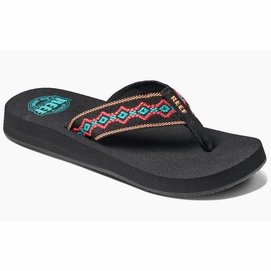 Flip Flops Reef Sandy Damen Black Aqua