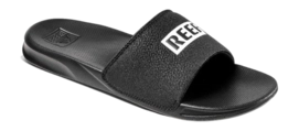 Tongs Reef Men One Slide Reef Black White
