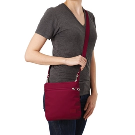 Schoudertas Pacsafe Citysafe CS50 Cranberry