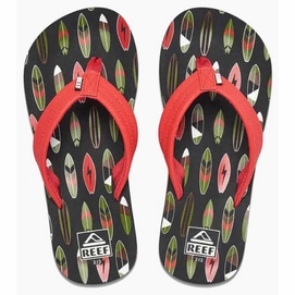 Flip Flops Reef Ahi Kids Red Board-Schuhgröße 31
