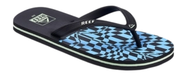 Slipper Reef Kids Switchfoot Prints Swell Checkers