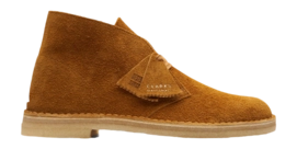 Chaussures à Lacets Clarks Originals Men Desert Boot Brown Orange Suede-Taille 46