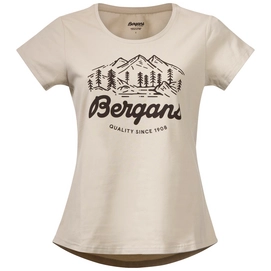 T-Shirt Bergans Women Classic W Tee Chalk Sand