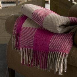 Wolldecke De Witte Lietaer Classic Fuchsia