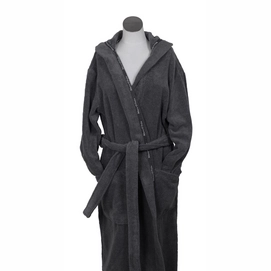 Dressing Gown Marc O'Polo Classic Hood Anthracite