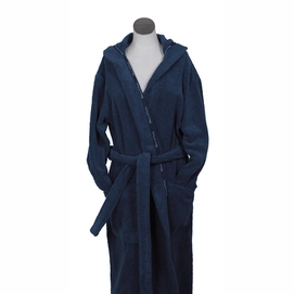 Dressing Gown Marc O'Polo Classic Hood Navy