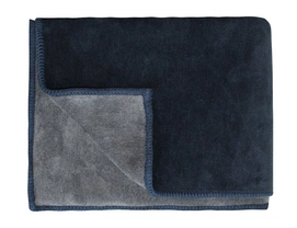 Plaid Marc O'Polo Classic Fleece Navy Dark Grey