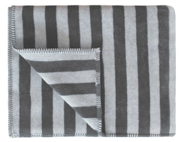 Plaid Marc O'Polo Classic Fleece Stripe Anthracite Grey