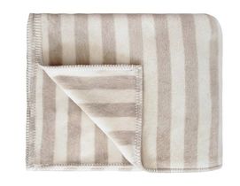 Plaid Marc O'Polo Classic Fleece Stripe Beige Ecru