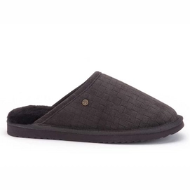Pantoffel Warmbat Men Classic Suede Braided Choco