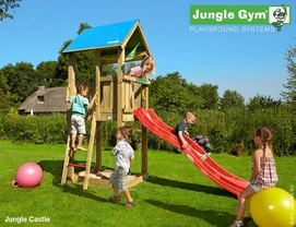 Speeltoren Jungle Gym Jungle Castle Rood