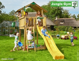 Speeltoren Jungle Gym Jungle Chalet Geel