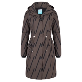 Regenjas Happy Rainy Days Coat Cleo Coffee Black