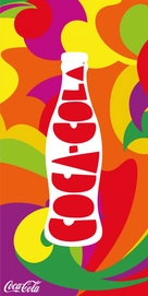 Strandlaken Coca Cola Drink Fluo