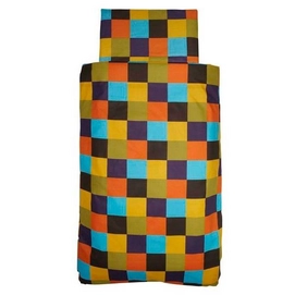 Parure de Lit Jollein Colourful Check Warm Multi Coton