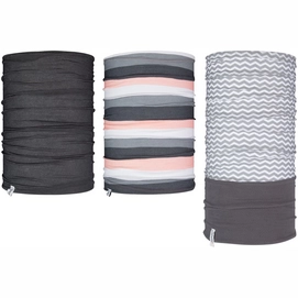 Schal Avento Colsjaal 3er Set Active Hellrosa/Anthrazit Damen