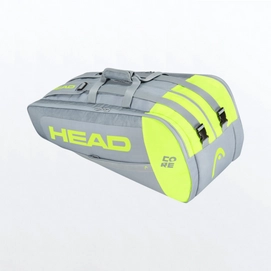 Sac de Tennis HEAD Core 9R Supercombi Grey Neon Yellow