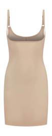 Corrective Dress Bye Bra Women Powermesh Open Bust Dress Beige