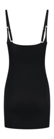 Corrective Dress Bye Bra Women Sculpting Open Bust Dress Black
