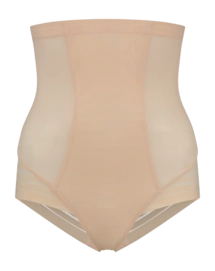 Corrective Underwear Bye Bra Women Powermesh High Waist Brief Beige