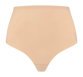 Corrective Underwear Bye Bra Women Sculpting Mid Waist Thong Beige