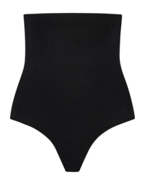 Corrective Underwear Bye Bra Women Soft Touch Seamless High Waist Thong Black