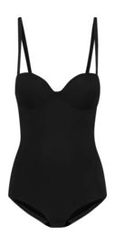 Corrigerende Body Bye Bra Women Sculpting Bodysuit Padded Wire Black