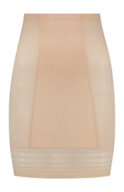 Corrective Skirt Bye Bra Women Powermesh High Waist Skirt Beige
