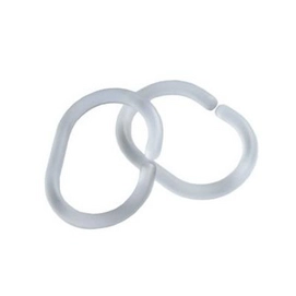 Shower Curtain Rings Aquanova Corsica Transparent (12 rings)