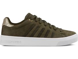 K Swiss Court Frasco Olive Night Gold Damen