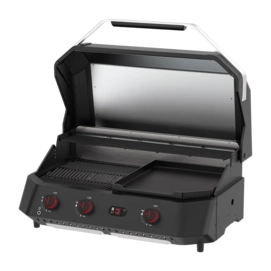 Plancha-Grill Cozze G-800 Combo Gaz 3 Zones