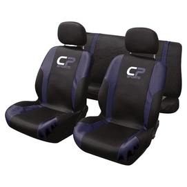 Stoelhoesset Carpoint CP Sports Blauw Airbag (9-delig)