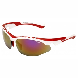 Sonnenbrille Sinner Crane Single Lens Weiß Rot Unisex
