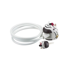 Kabelslot Crazy Safety Zebra 100 Wit