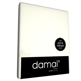 Drap housse Surmatelas Damai 8 cm Cream (Coton)-80 x 190 cm