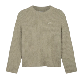 Pullover Olaf Hussein Hairy Knitted Crewneck Herren Hemp