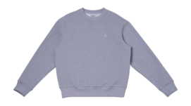 Crewneck Sabbatical Vintage Unisex Script Logo Heather Grey White