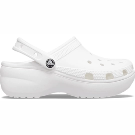 Sandale Crocs Classic Platform Clog White Damen-Schuhgröße 38 - 39
